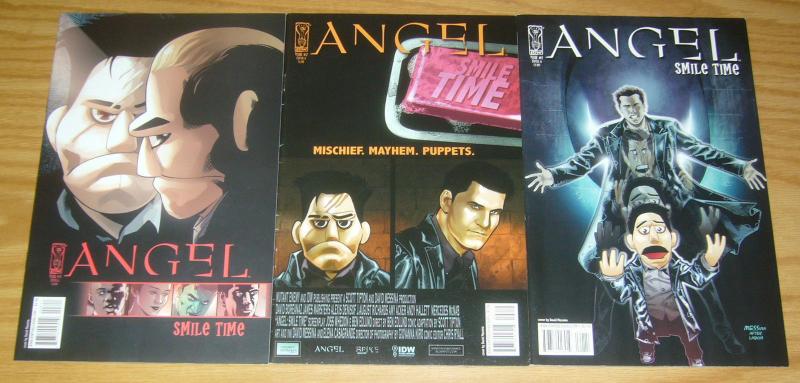 Angel: Smile Time #1-3 VF/NM complete series - A variants - buffy spinoff set 2