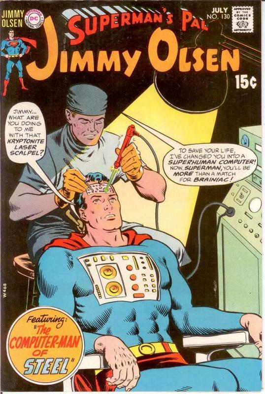 JIMMY OLSEN 130 VF-NM   July 1970 COMICS BOOK