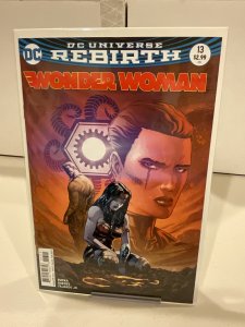 Wonder Woman #13  9.0 (our highest grade)  2017  Liam Sharp Cover
