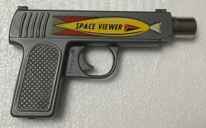 Auto-Magic Space Viewer Projector Gun with 8 films, works, 1946