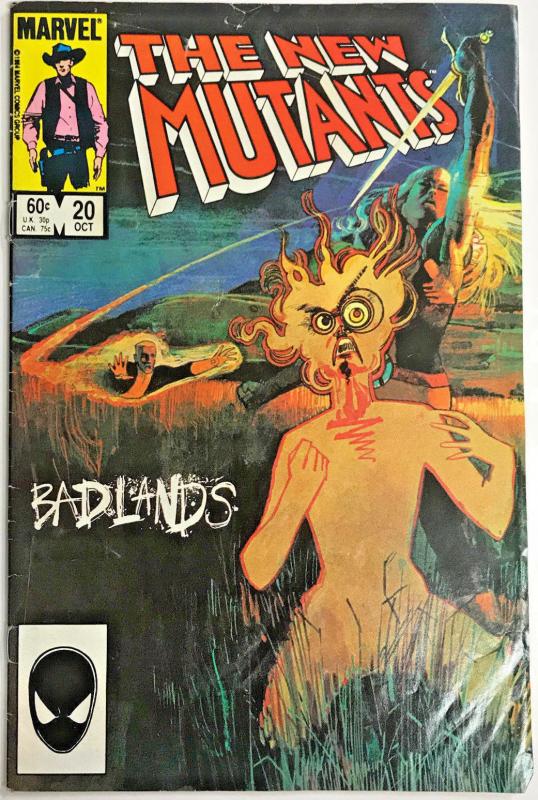 NEW MUTANTS#20 VG 1984 MARVEL COMICS 