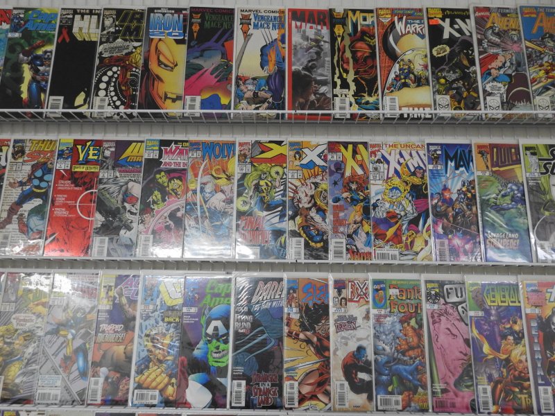 Huge Lot 130+ Comics W/ Wolverine, X-Men, Spider-Man+ Avg VF Condition!