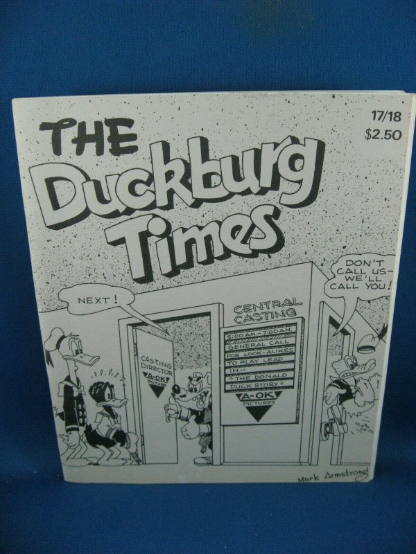 DUCKBURG TIMES 17/18 VF BARKS FANZINE 1980