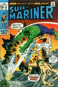 Sub-Mariner, The (Vol. 2) #34 FN ; Marvel | Defenders prototype Hulk