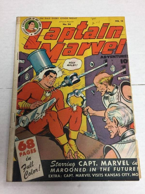 Captain Marvel Adventures 54 6.0 Fine Fn 