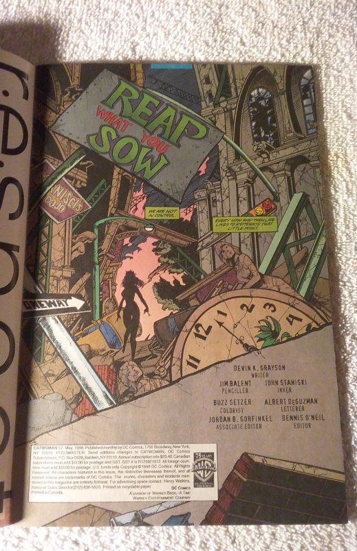 Catwoman #57 Newsstand Edition (1998)