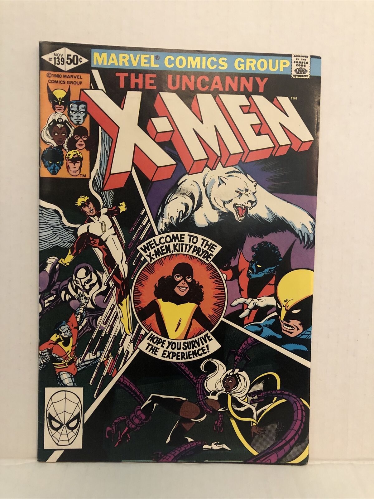 XMen 139 Alpha Flight App., Kitty Pryde Joins Xmen, Wolverine