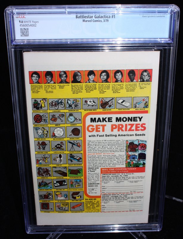 Battlestar Galactica #1 CGC (9.6) 1st Episode Adaptation - 1979