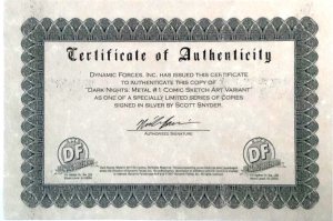 DARK NIGHTS METAL #1 GREG CAPULLO SIGNED  SCOTT SNYDER COMIC SKETCH ART  VARIANT