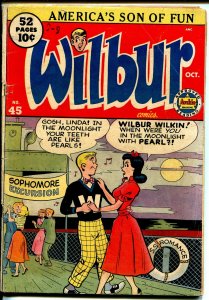 Wilbur # 45 1952-Archie-wacky humor-spicy art-Katy Keene-Bill Woggon-G