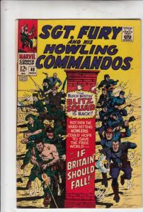 Sgt. Fury and His Howling Commandos #48 (Nov-67) VF/NM+ High-Grade Sgt. Fury,...