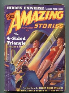 AMAZING STORIES PULP APRIL 1948-H.W. MCCAULEY-RALPH MILNE FARLEY-VG