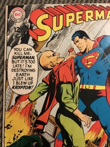 Superman #205 : DC 4/68 Fn; Neal Adams classic cover