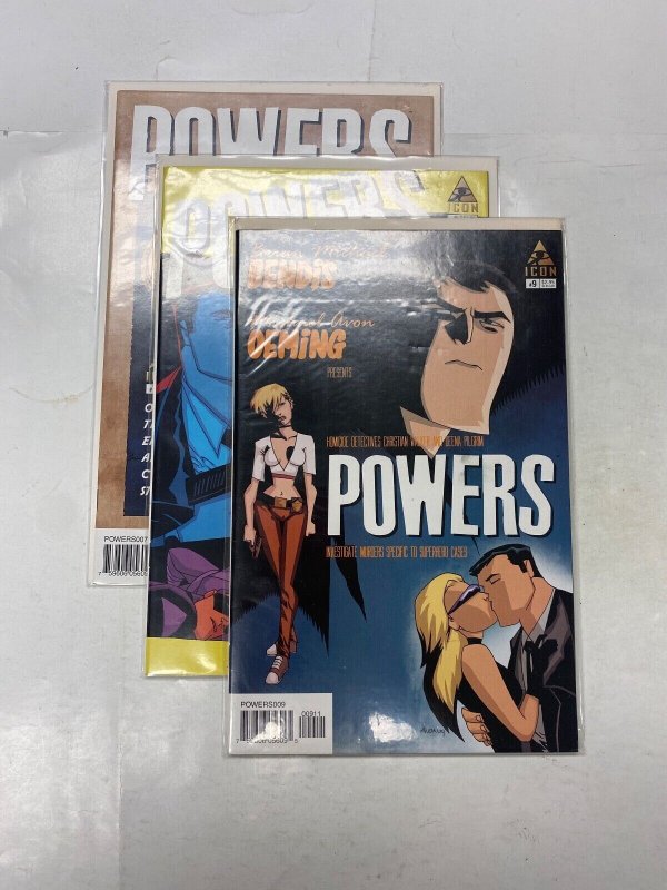 3 Powers ICON comic book #7 8 9 70 RC16