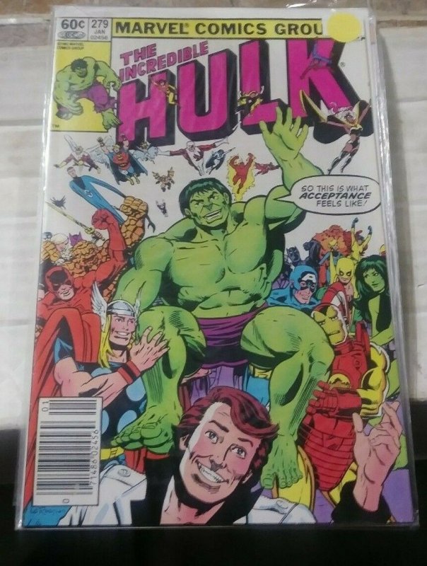 Incredible Hulk  # 279 1983 marvel avengers IMMORTAL PROFESSOR 