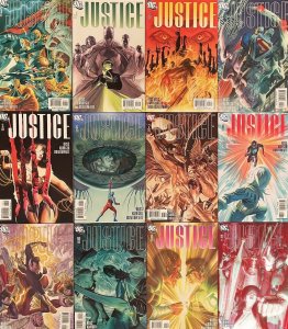(2005) Alex Ross JUSTICE #1-12 complete 1st print set! JLA!