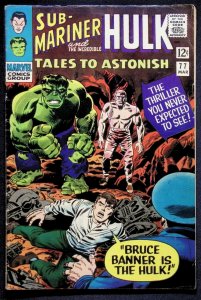 Tales To Astonish #77 Sub-Mariner and the Hulk!
