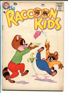 THE RACCOON KIDS #63-1957-DC COMICS-ICE CREAM COVER-vg+