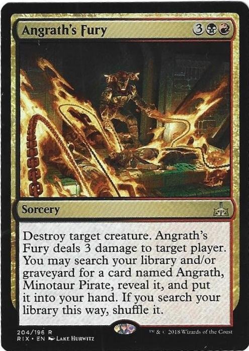 Magic the Gathering: Rivals of Ixalan - Angrath's Fury