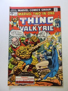 Marvel Two-in-One #7 (1975) FN+ condition MVS intact