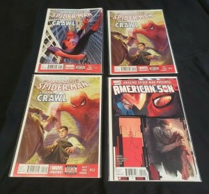 THE AMAZING SPIDER-MAN 4PC (VF/NM) BAGGED & BOARDED, LEARNING TO CRAWL 2010-14