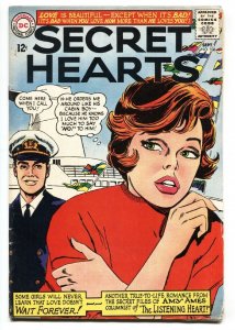 SECRET HEARTS #106-CRUISE SHIP COVER-D.C. VG+