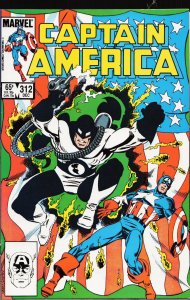 Captain America #312 (1985) Captain America [Key Issue]