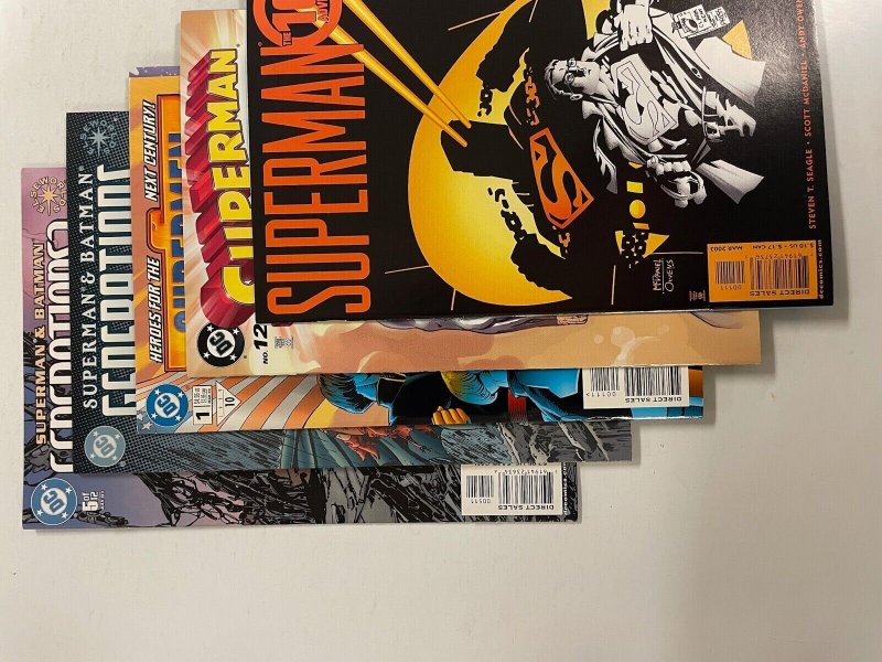 5 DC Comics Superman & Batman Generations #3 # 5 Supermen #1 Birthright  66 NO11