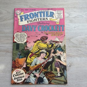 Frontier Fighters #2 Davy Crockett DC Golden Age 1955 Western Comic VG