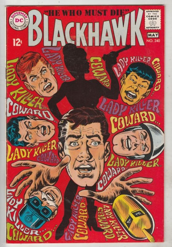 Blackhawk #240 (May-68) NM- High-Grade Black Hawk, Chop Chop, Olaf, Pierre,Ch...