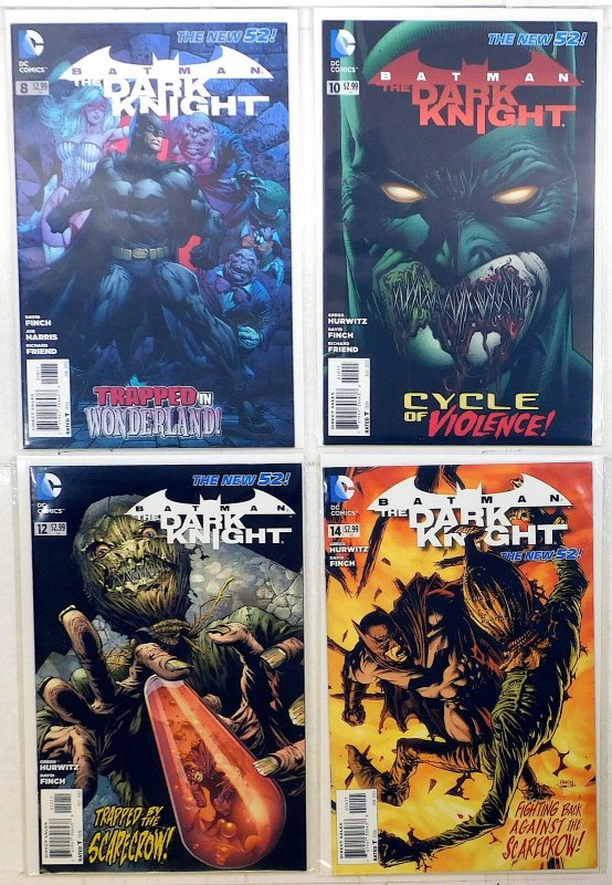 Batman Dark Knight Lot of 4 #8, 10, 12, 14 (2012) DC Comics 1st Print