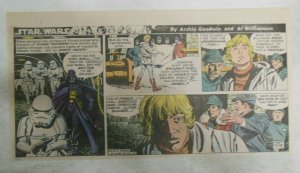 Star Wars Sunday Page by Al Williamson from 7/12/1981 Third Page Size!