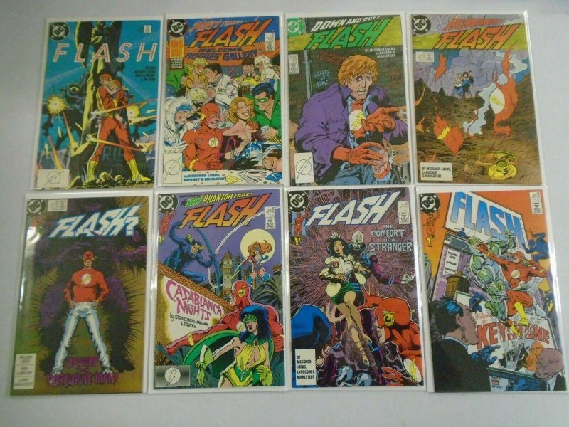 Flash comic lot 42 different from #2-50 8.0 VF (1987-91 2nd Series)