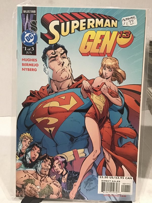 Superman/Gen 13 #1 Variant Cover (2000)