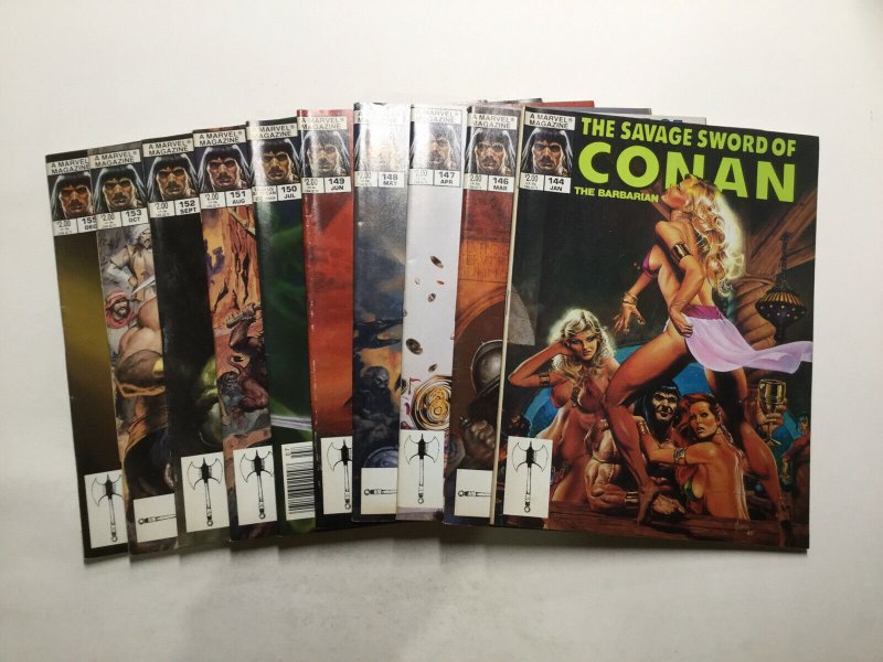 Savage Sword Of Conan 89-227 Magazine Lot 74 Issues Fine 6.0 Marvel