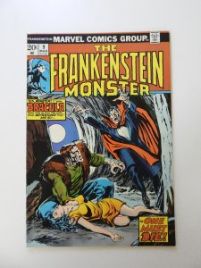 The Frankenstein Monster #9 (1974) VF condition MVS intact overspray