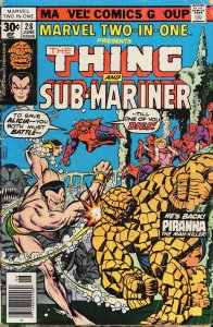 Marvel Two-in-One #28 (1977) Namor the Sub-Mariner