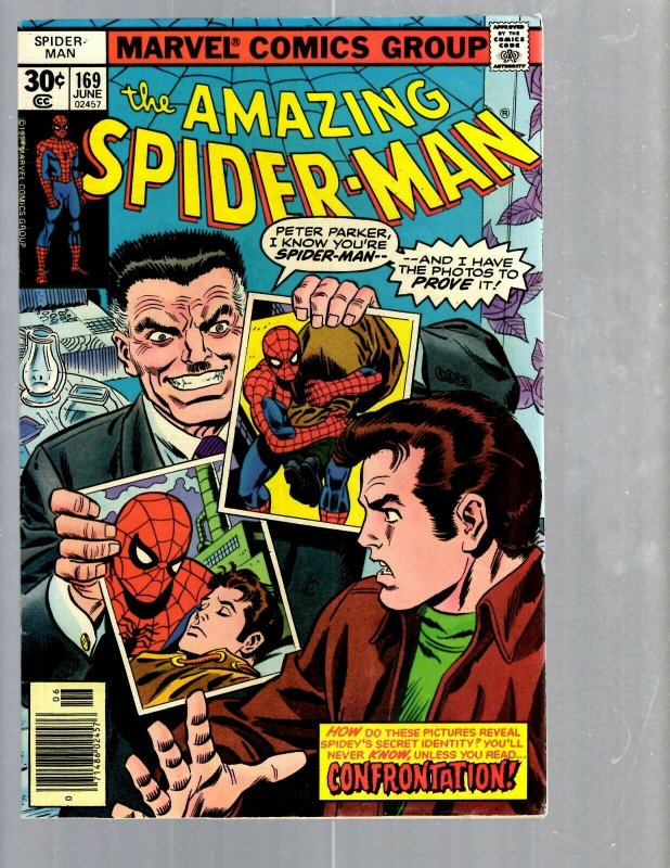 Amazing Spider-Man # 169 VF Marvel Comic Book MJ Vulture Goblin Scorpion TJ1