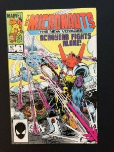 Lot of 6- Marvel THE MICRONAUTS THE NEW VOYAGES #1-5 ,7 FINE/VERY FINE (A179)
