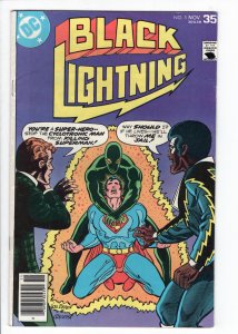 BLACK LIGHTNING #5 - 3.0 - OW-W. - Superman Cover