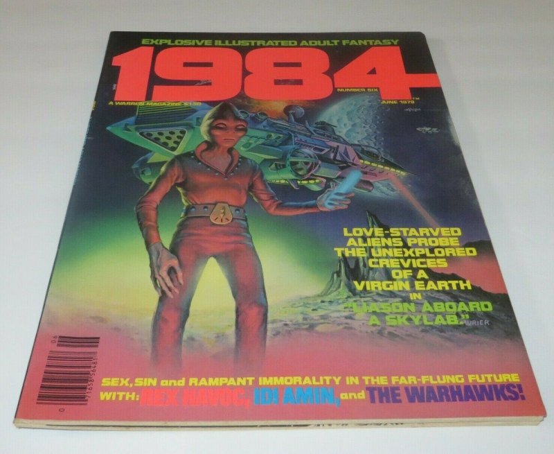 1984 #6 FN/VF 1979 Sci-Fi Horror Magazine Adult Fantasy Warhawks Strange World