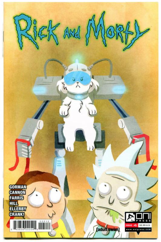 RICK and MORTY #5, 2nd, NM, Grandpa, Oni Press, from Cartoon 2015, more in store