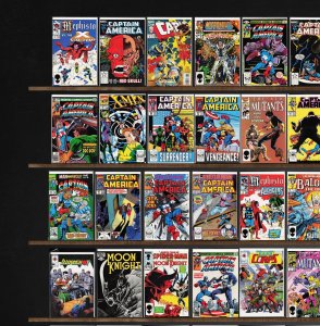 Huge Lot 150+ Comics with Captain America, The New Mutants, Cable, Nova & More!