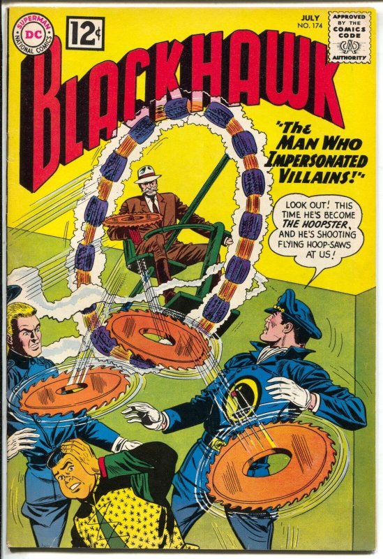 Blackhawk #174-1962-DC-Building That Went Berserk-Villain Impersonator-VF