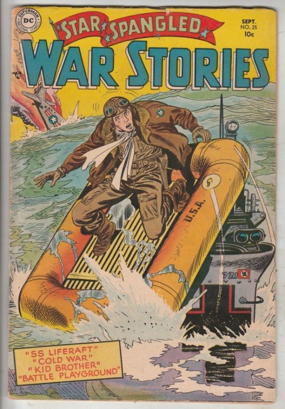 Star Spangled War Stories #25 (Sep-54) FN+ Mid-High-Grade One-Man Navy