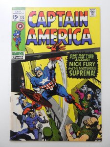 Captain America #123 (1970) Sharp Fine- Condition!