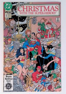 Christmas with the Super-Heroes #2 (Dec 1989, DC) 7.5 VF-