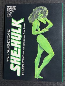 1985 SENSATIONAL SHE-HULK Marvel Graphic Novel #18 SC FVF 7.0 John Byrne