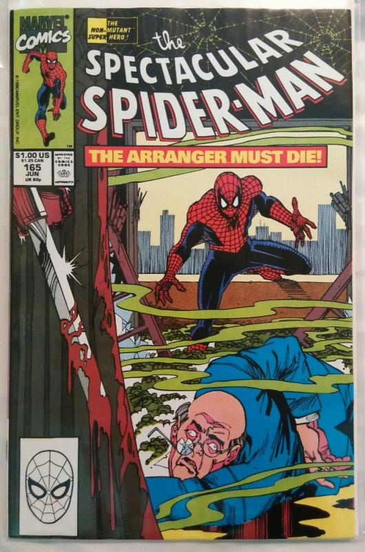 Marvel Comics Spectacular Spider-Man 1990, 1991 5 books #161,164,165,167,174