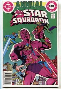 ALL-STAR SQUADRON ANNUAL #1--Newsstand--1982--comic book--DC--NM-